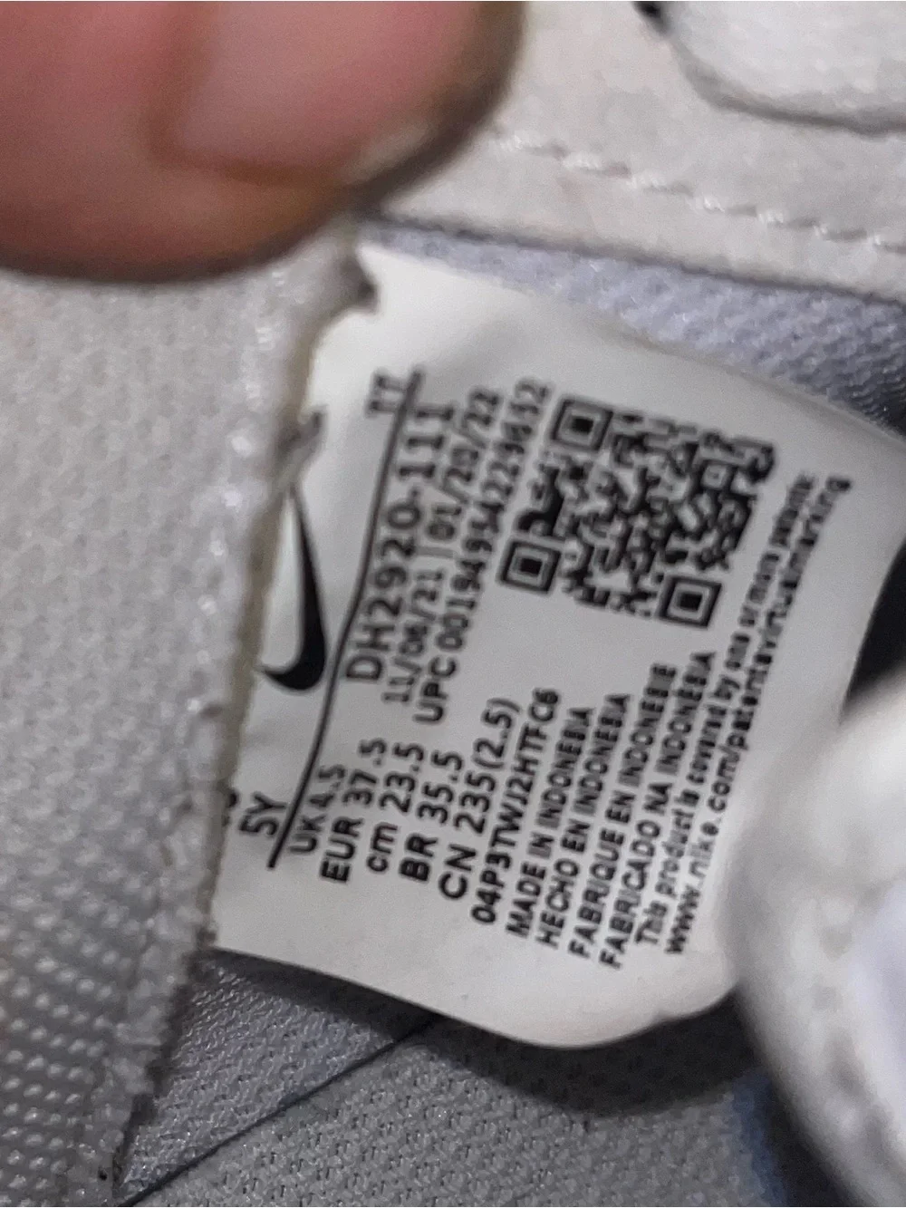 Nike Air Force 1 Youth Low Sneakers